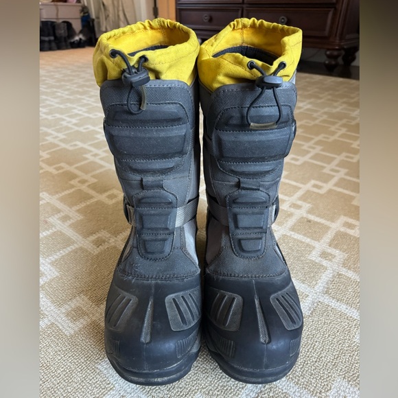 Sorel Alpha Trac Waterproof Insulated Snow Boots Utility Work Gray Yellow 11 - Picture 17 of 17